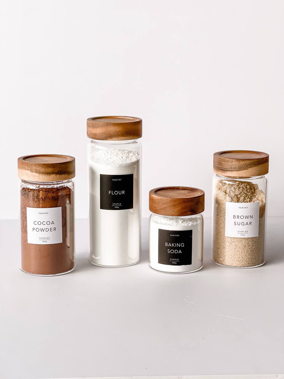Acacia Riser  Spice jar set, Spice jars, Spice labels