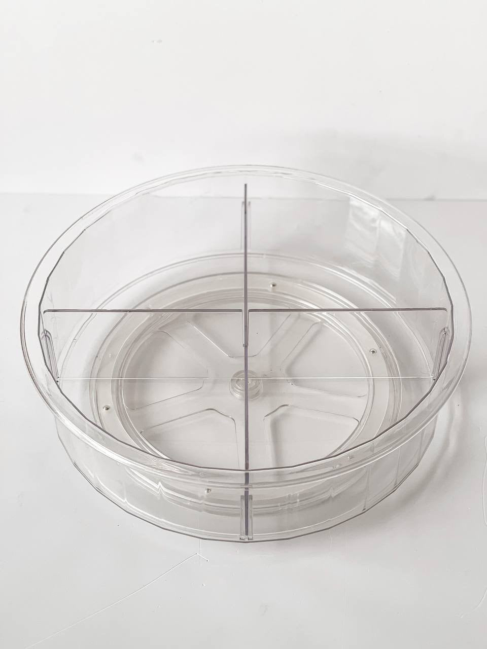 Lazy Susan with Adjustable Dividers