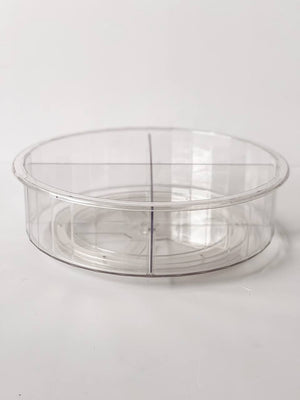 Lazy Susan with Adjustable Dividers